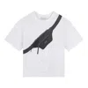 Marc Jacobs White T-shirt For Boy With Belt Bag Print In White
