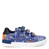 Marc Jacobs Little  Boys Paint Splatter Velcro Sneakers In Blue