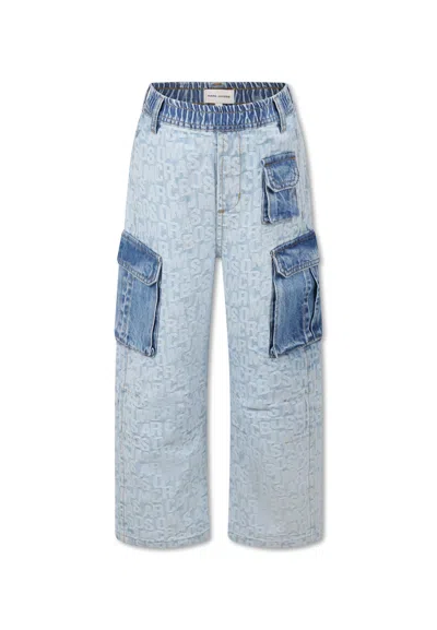 Marc Jacobs Kids' Denim Jeans For Boy With Logo