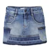 Marc Jacobs Patchwork Denim Skirt In Blue
