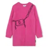 Marc Jacobs Little  Girls Embroidered Knitted Dress In Beige