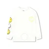 Marc Jacobs Little  Girls Embroidered Logo Crew Neck Sweatshirt In White
