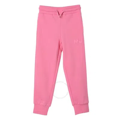 MARC JACOBS LITTLE MARC JACOBS GIRLS MJ LOGO DRAWSTRING SWEATPANTS
