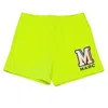 Marc Jacobs Little  Girls Ochre Embroidered Fleece Logo Shorts