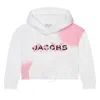 Marc Jacobs White Sweatshirt For Girl With Logo In White