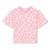 Marc Jacobs Little  Graffiti Dots Cotton T-shirt In Pink