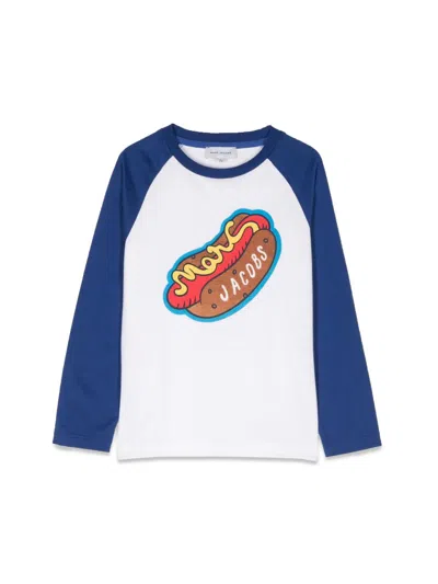 Little Marc Jacobs Kids' Hot Dog ml T-shirt In Multicolour