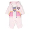 Marc Jacobs Little  Kids 3 Piece Heart Logo Tracksuit Set In Pink