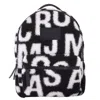 Marc Jacobs Little  Kids Logo Fleece Backpack In Black