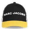 Marc Jacobs Little  Kids Smiley Face Logo Cap In Black
