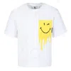 Marc Jacobs Little  Kids Smiley Printed Cotton T-shirt In White