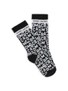Marc Jacobs Lettering Socks In Black