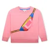 MARC JACOBS LITTLE MARC JACOBS PINK COTTON TOPS HOODIES & SWEATSHIRTS
