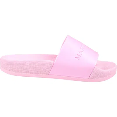 LITTLE MARC JACOBS PINK SLIPPERS FOR GIRL WITH LOGO