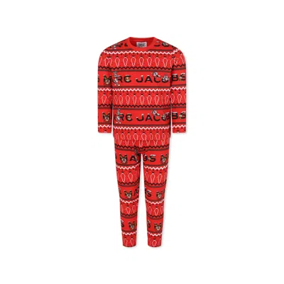 Marc Jacobs Kids' Red Pajamas For Girl With Looney Tunes