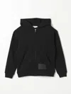Marc Jacobs Black Sweatshirt For Kids With Logo In Schwarz