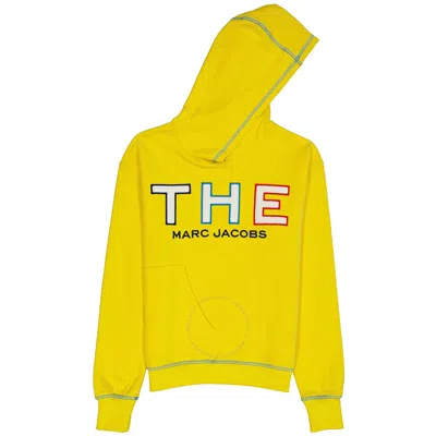 Little Marc Jacobs Yellow Cotton Logo Hoodie