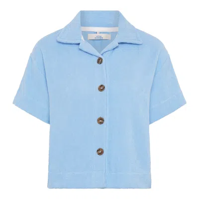 Little Mariner Coastal Blue Terry Shirt - Women's