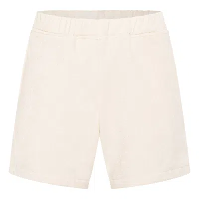 Little Mariner Off-white Terry Shorts - Men's