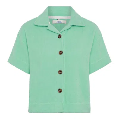 Little Mariner Sage Green Terry Shirt - Women's In Multi