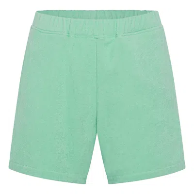 Little Mariner Sage Green Terry Shorts - Men's
