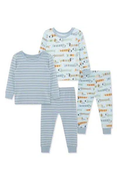 Little Me Babies'  2-pack Pajamas In Blue