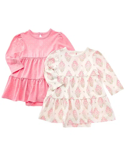 Little Me 2pk Floral Bodysuit In Multi