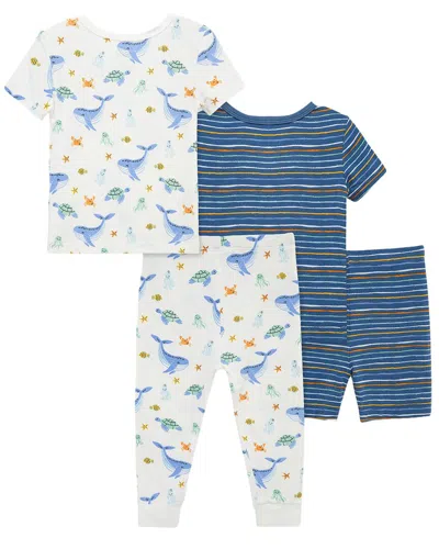 Little Me Kids' 4pc Ocean 4pc Pj In Multi