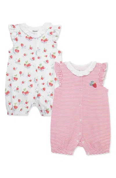 Little Me Babies'  Assorted 2-pack Rompers In Multi