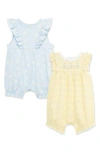 Little Me Babies'  Assorted 2-pack Rompers In Multi