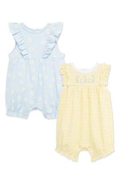 Little Me Babies'  Assorted 2-pack Rompers In Multi
