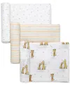 Little Me Baby 3-pc. Muslin Giraffe Blankets Set In White