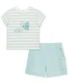 Little Me Baby Boys Aquatic T-shirt & Shorts, 2 Piece Set