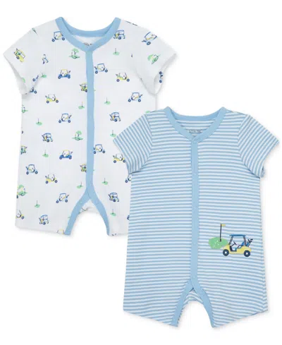 Little Me Baby Boys Golf Rompers, Pack Of 2