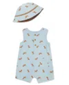 LITTLE ME BABY BOYS ROMPER WITH HAT