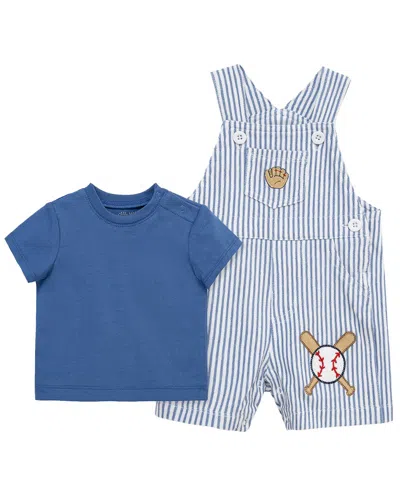Little Me Baseball Shortall In Blue