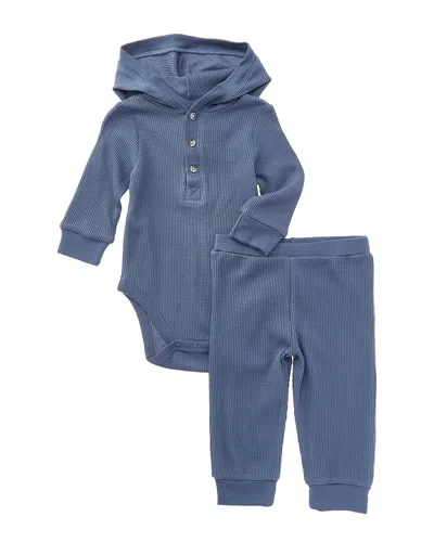 Little Me Bodysuit & Pant Set In Blue