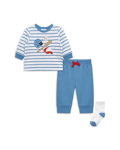 Little Me Boys' Baseball Jogger Set - Baby In Blue
