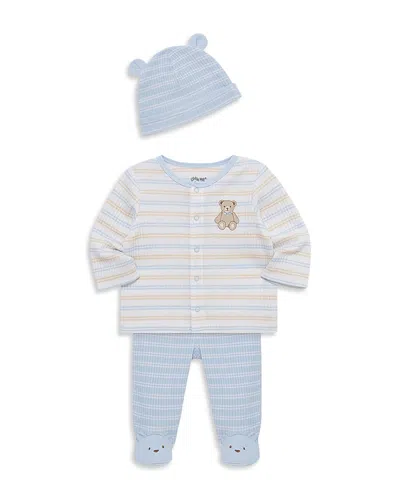 Little Me Boys' Bears Hat & Cardigan Set - Baby In Multi