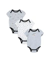 LITTLE ME BOYS' DALMATIAN BODYSUITS, 3 PACK - BABY