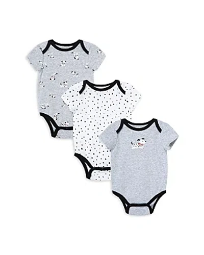Little Me Kids' Boys' Dalmatian Bodysuits, 3 Pack - Baby In Grey Heather
