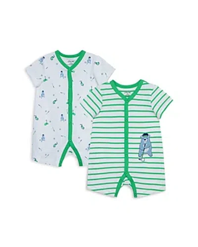 Little Me Boys' Golf Rompers, 2 Pack - Baby In Green