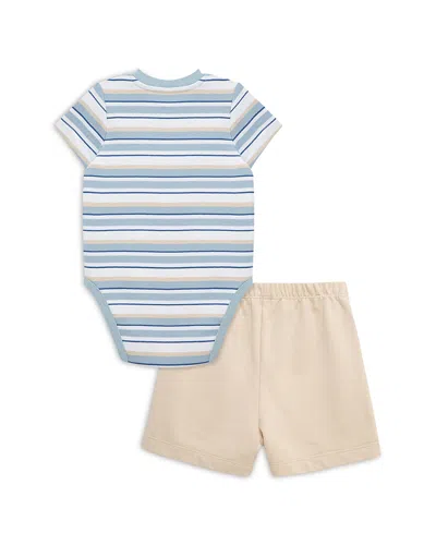 Little Me Boys' Puppy Bodysuit & Shorts Set - Baby In Tan