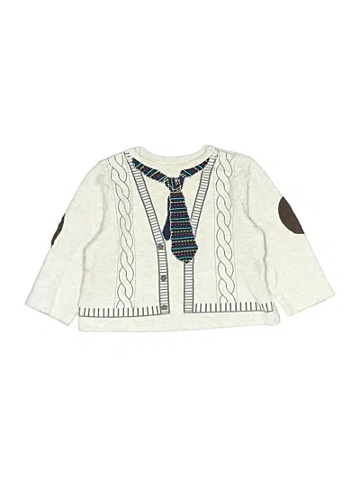 Pre-owned Little Me Babies' Cardigan Sweater In Gray