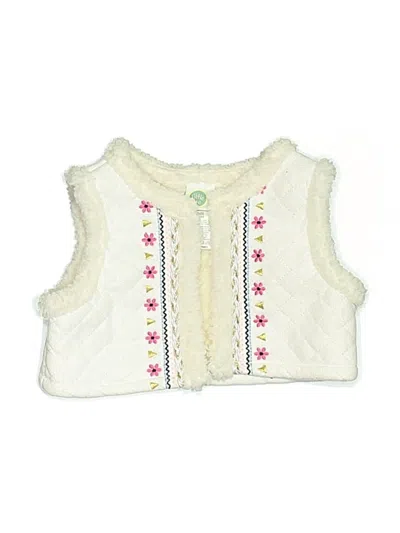 Pre-owned Little Me Babies' Cardigan Sweater In White