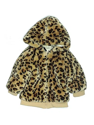 Pre-owned Little Me Kids' Coat In Gold