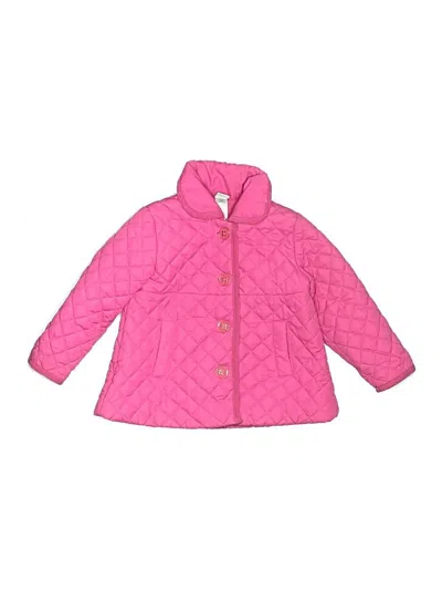 Pre-owned Little Me Kids' Coat In Pink