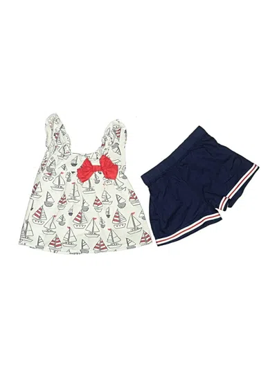 Pre-owned Little Me Babies' Dress In Blue