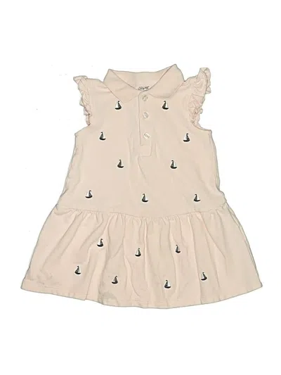 Pre-owned Little Me Kids' Dress In Ivory