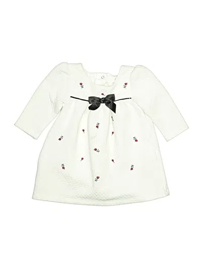 Pre-owned Little Me Babies' Dress In Ivory